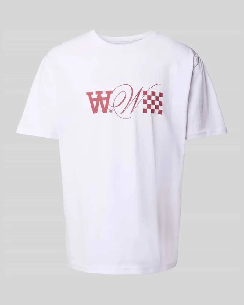 Wood Wood T-Shirt mit Logo-Print Modell 'Ace 