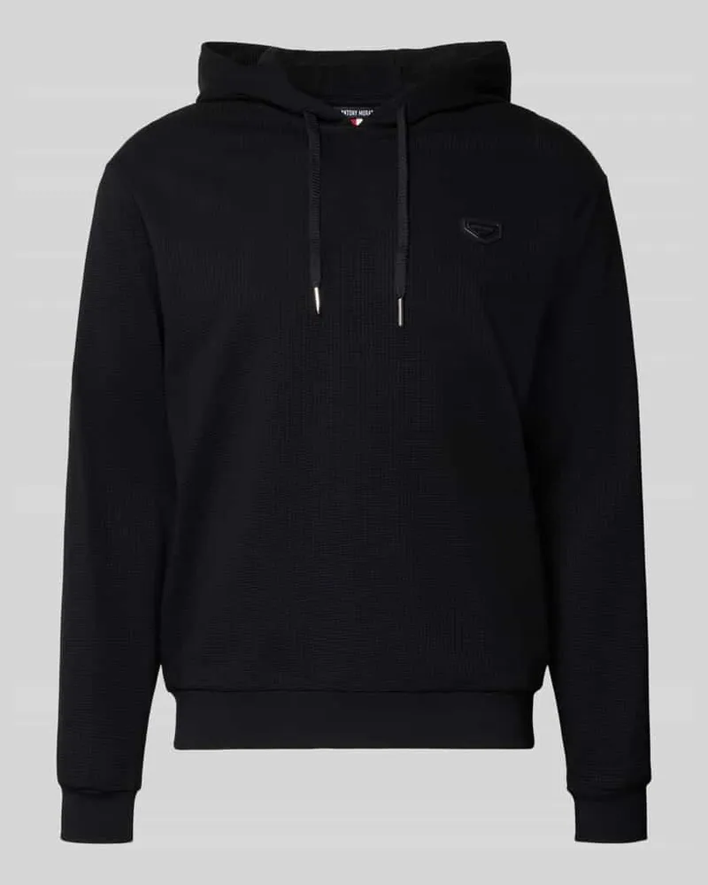 Antony Morato Regular Fit Hoodie in Strick-Optik Black