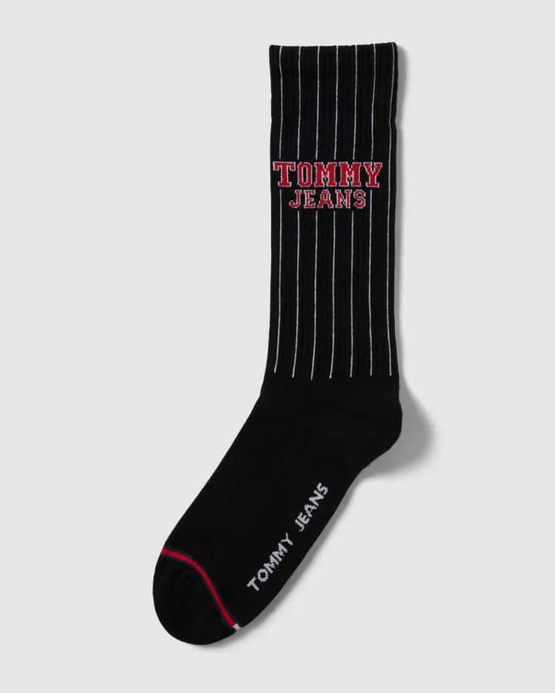 Tommy Hilfiger Socken mit Label-Details Black