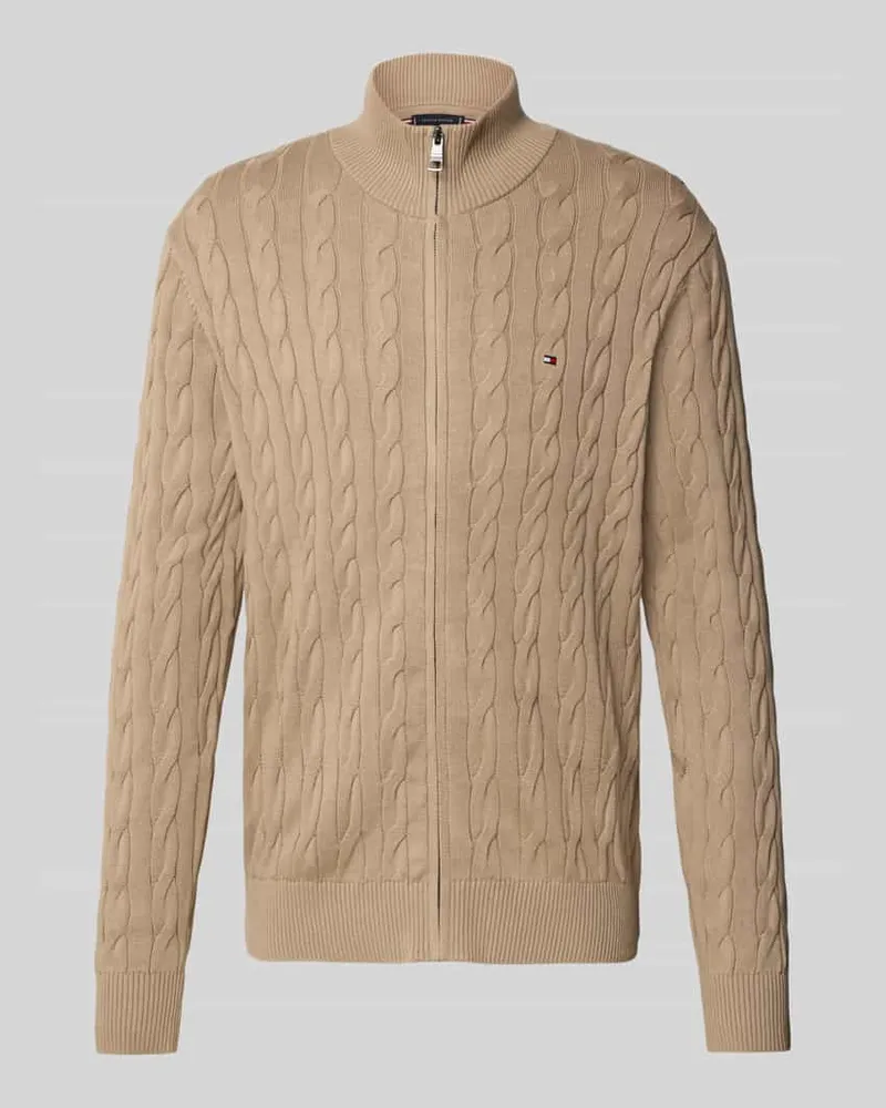 Tommy Hilfiger Regular Fit Strickjacke aus reiner Baumwolle 