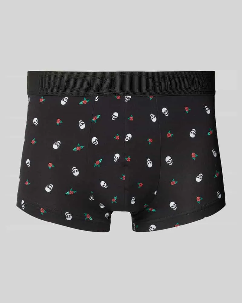 HOM Trunks mit elastischem Label-Bund Modell 'Nevada Black