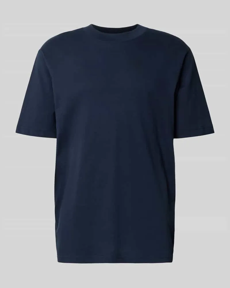 Selected Homme Regular Fit T-Shirt aus reiner Baumwolle Modell 'COLMAN Marine