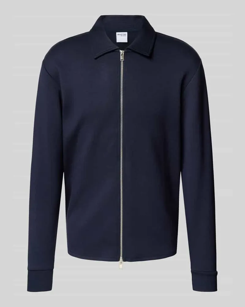 Selected Homme Regular Fit Sweatjacke aus Viskose-Mix Modell 'EMANUEL 