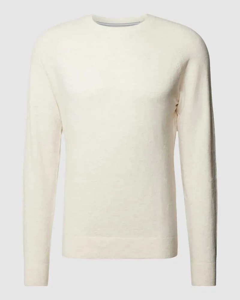 S.Oliver Strickpullover mit Rundhalsausschnitt 