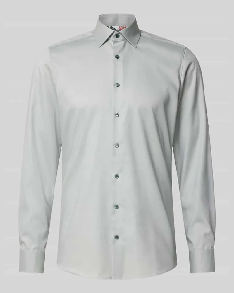 Olymp Slim Fit Business-Hemd mit Kentkragen 