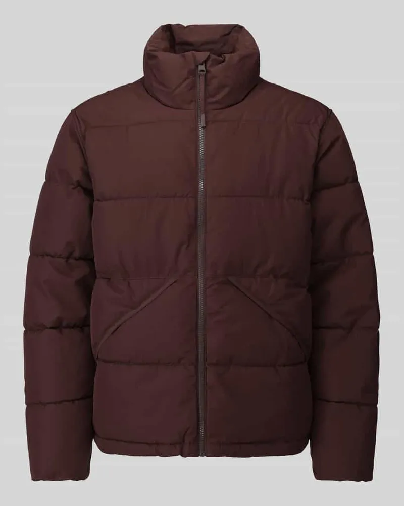 Only & Sons Steppjacke mit Stehkragen Schoko