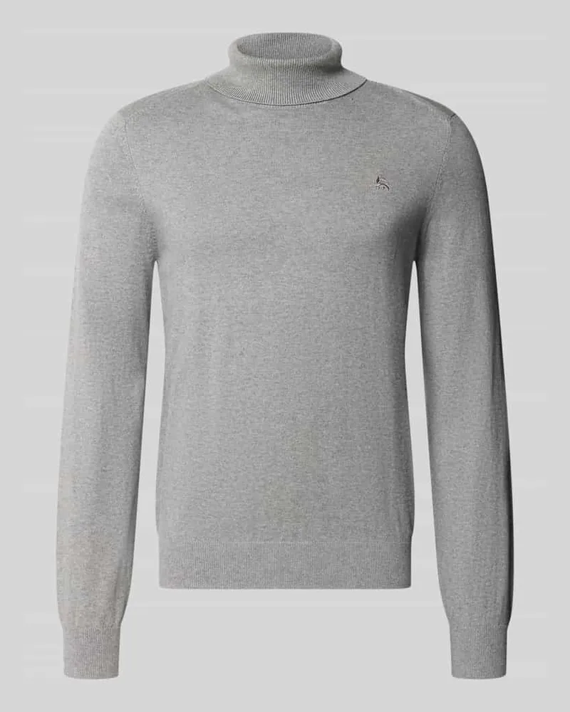 Lerros Regular Fit Strickpullover mit Rollkragen Bleu