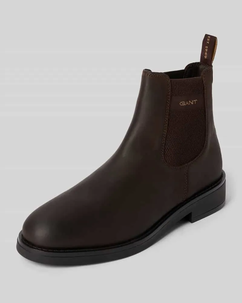 Gant Chelseas aus echtem Rindsleder Modell 'Prepdale Dunkelbraun