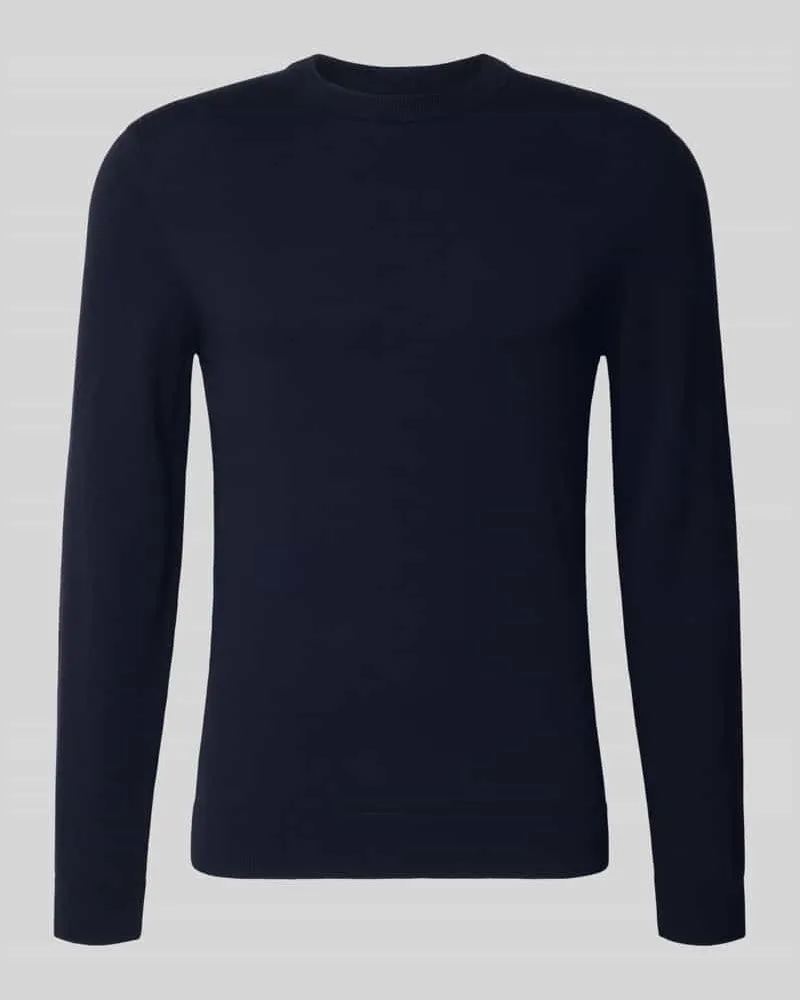 McNeal Strickpullover aus Baumwoll-Kaschmir-Mix mit Rundhalsausschnitt Black