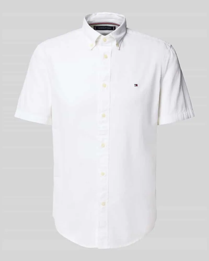 Tommy Hilfiger Regular Fit Freizeithemd mit kurzem Arm Modell 'FLEX 