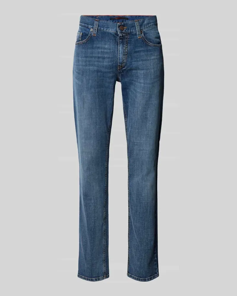 Alberto Regular Fit Jeans im 5-Pocket-Design Modell 'PIPE 