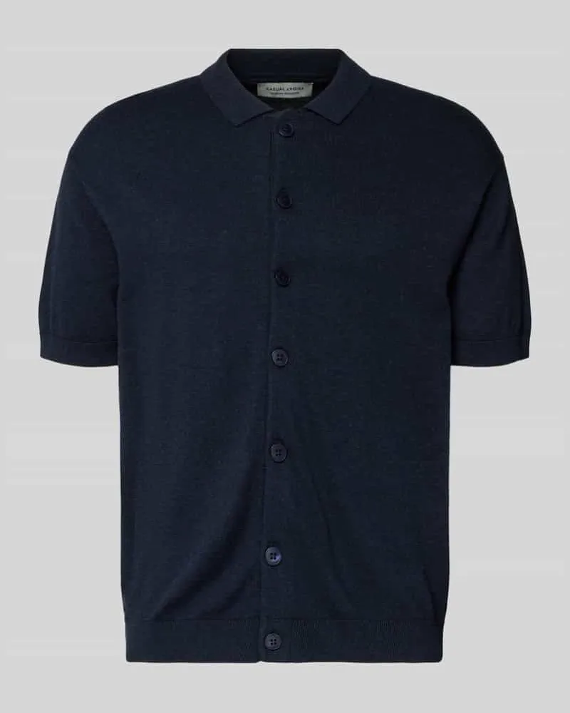 Casual Friday Freizeithemd mit 1/2-Arm Modell 'BELLS Marine