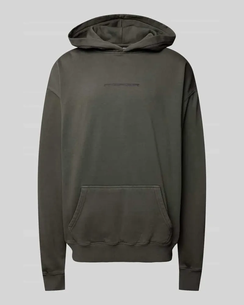 PEGADOR Oversized Hoodie aus Baumwoll-Mix Modell 'DUBOSE Anthrazit