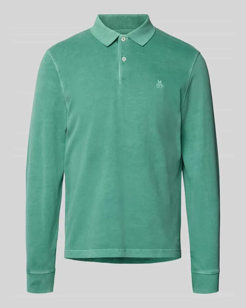 Marc O'Polo Regular Fit Poloshirt aus reiner Baumwolle Gruen