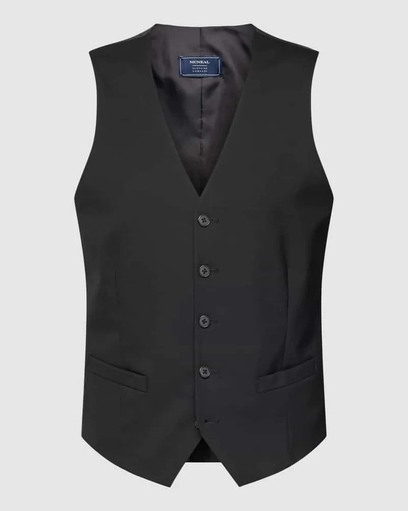 McNeal Weste mit V-Ausschnitt Black
