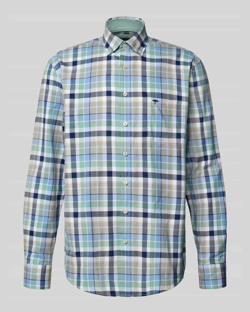 Fynch-Hatton Regular Fit Freizeithemd mit Logo-Stitching Modell 'Oxford 