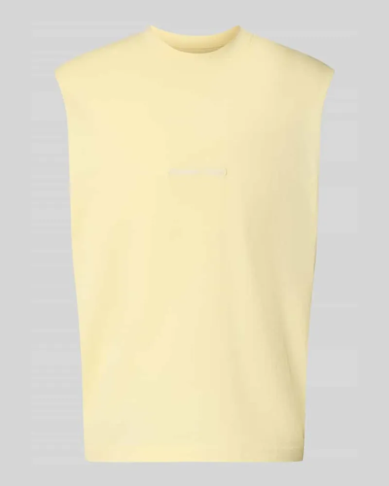 Jack & Jones T-Shirt mit Stitching Pastellgelb