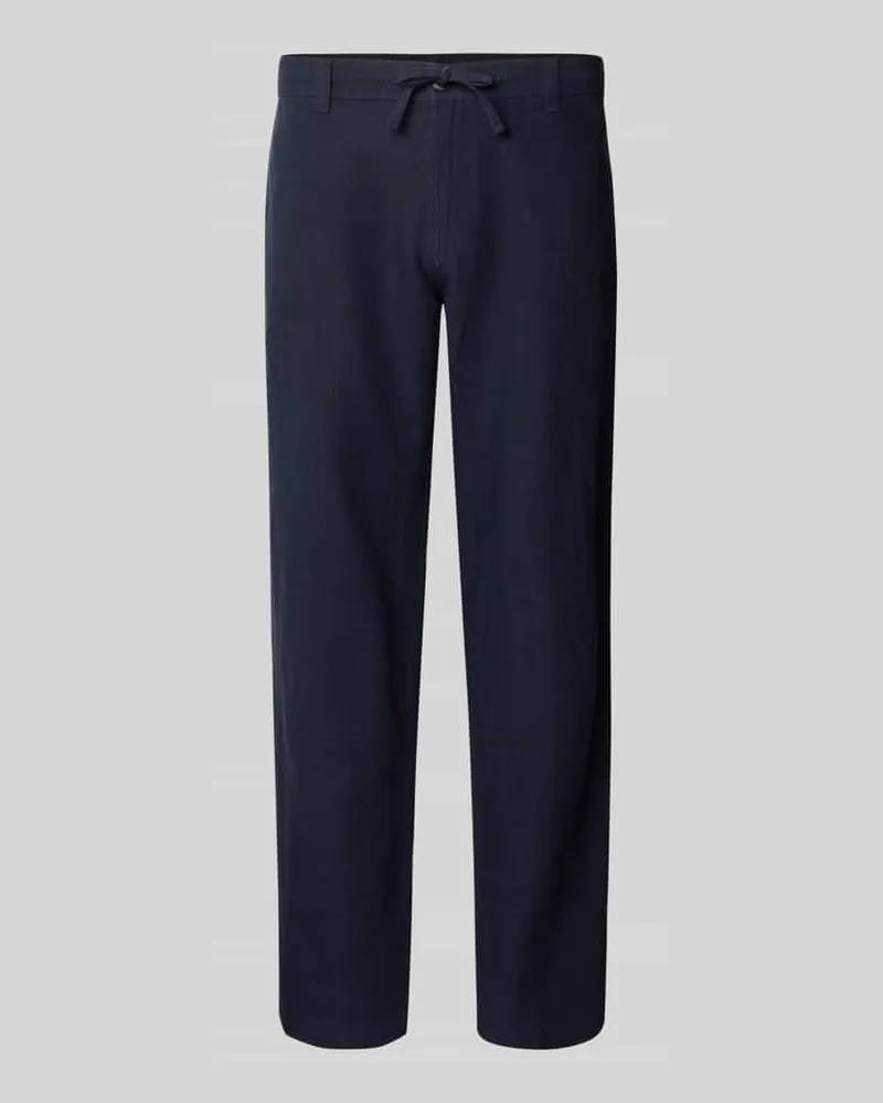 Selected Homme Regular Fit Leinenhose mit Bügelfalten Modell 'LEROY 