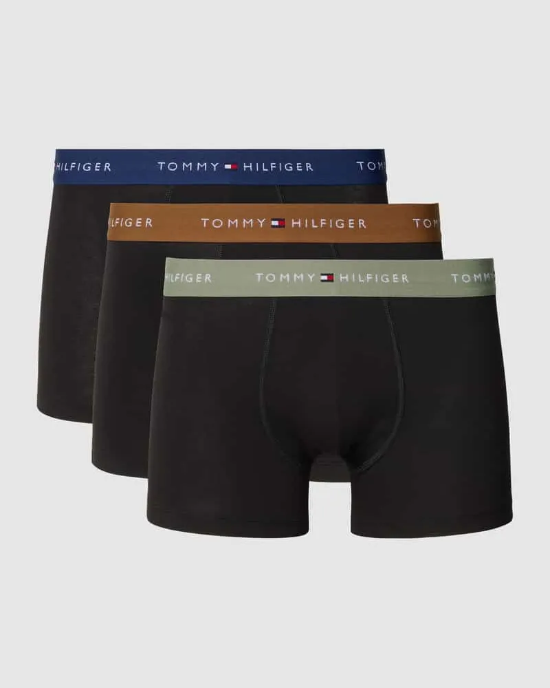 Tommy Hilfiger Trunks aus Baumwoll-Mix im 3er-Pack 