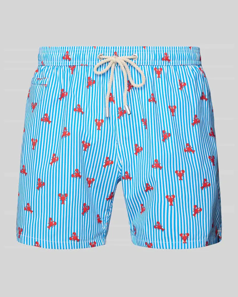 MC2 Saint Barth Badehose mit elastischem Bund und Gesäßtasche 