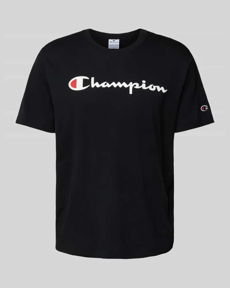 Champion T-Shirt mit Label-Print 