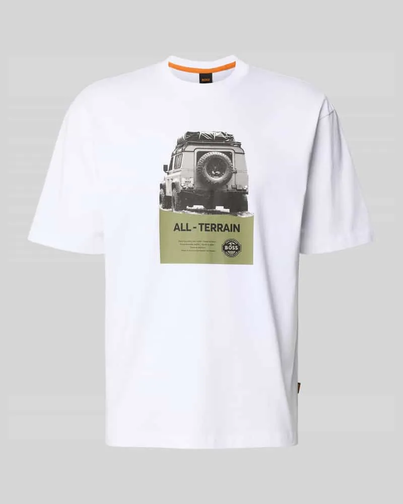 HUGO BOSS Regular Fit T-Shirt aus reiner Baumwolle Modell 'WAGON 