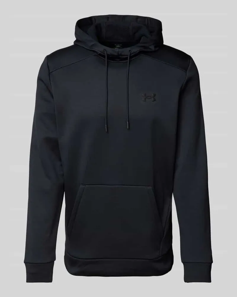 Under Armour Hoodie mit Label-Print Black