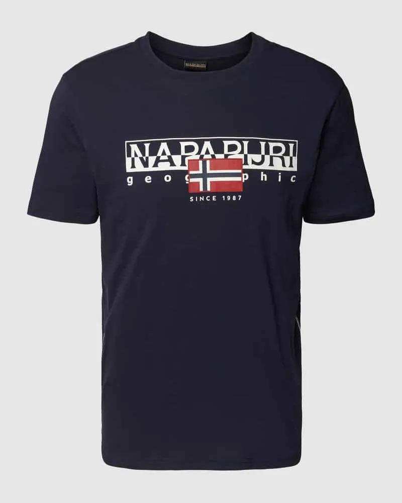 Napapijri T-Shirt mit Label-Print Modell 'AYLMER 