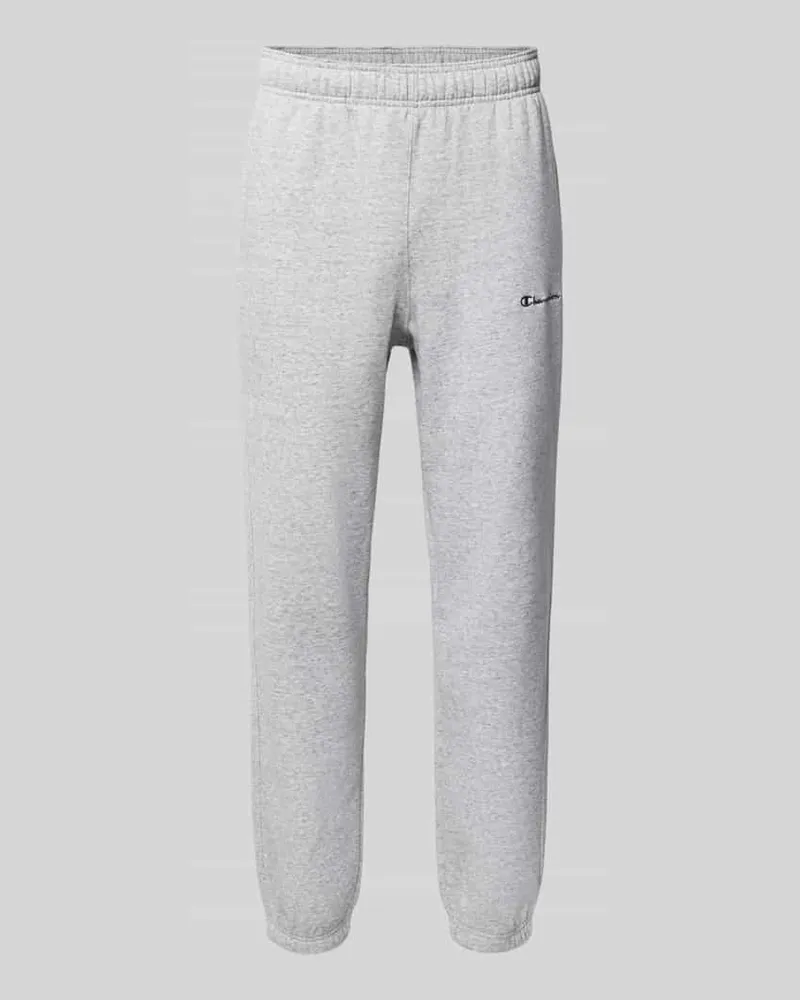 Champion Sweatpants mit Label-Stitching Modell 'ICONS Hellgrau