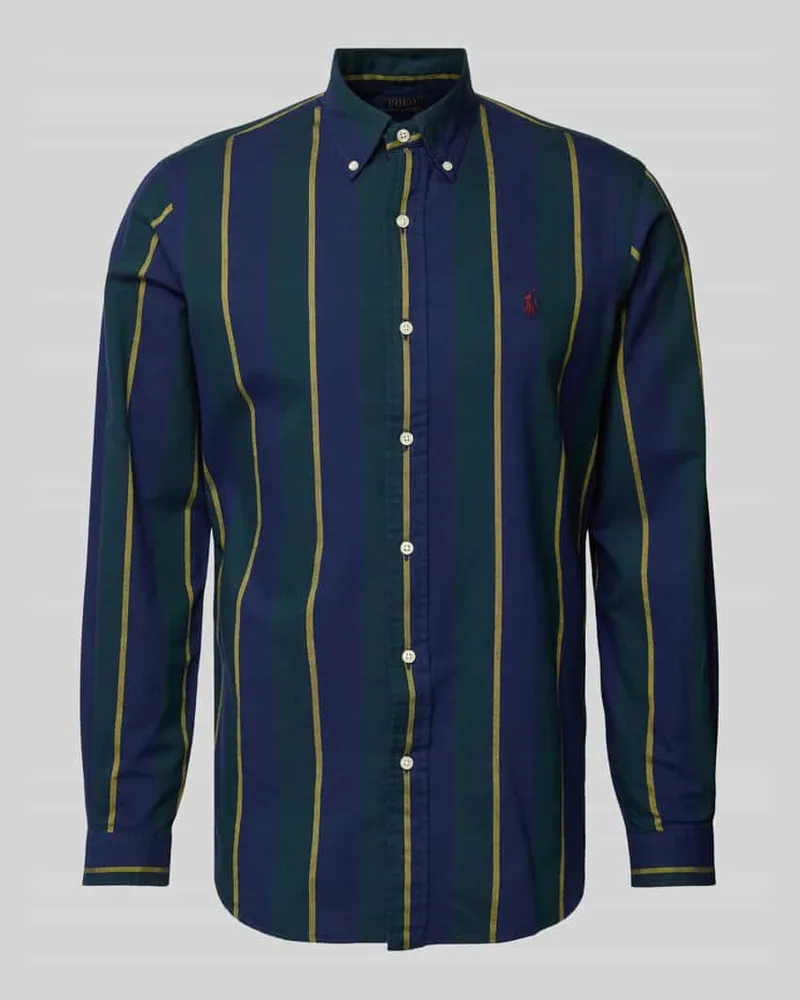 Ralph Lauren Classic Fit Freizeithemd mit Button-Down-Kragen Marine