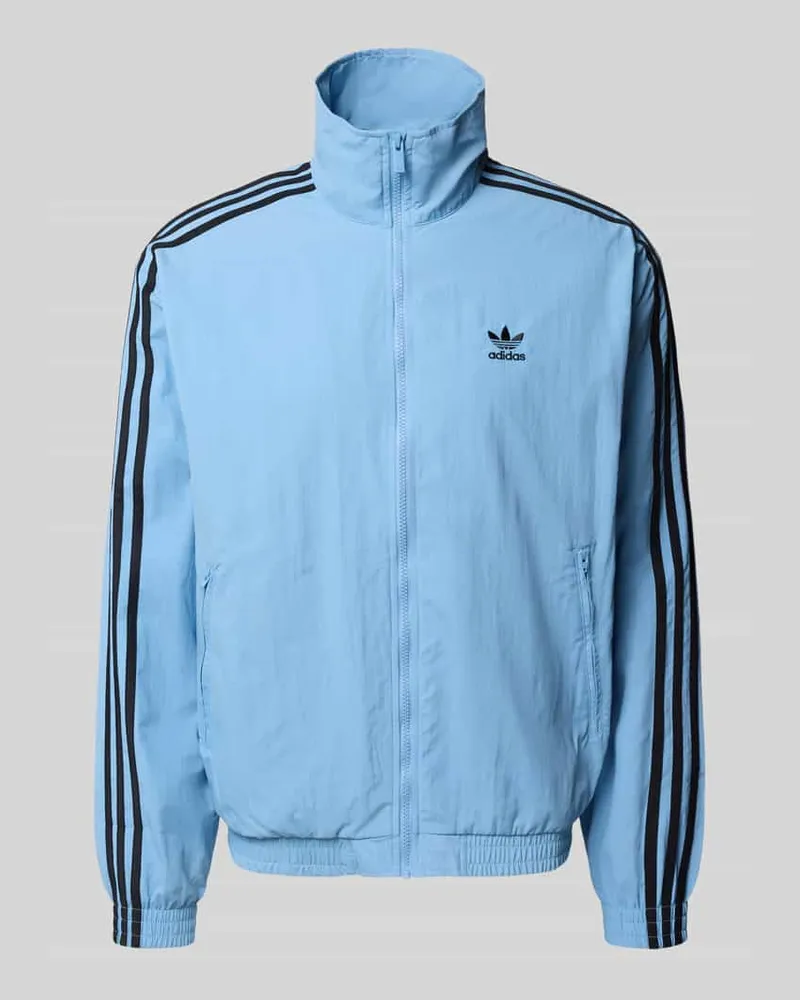 adidas Sweatjacke mit Label-Stitching 