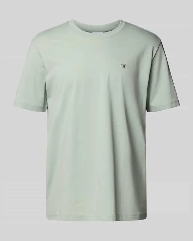 Champion T-Shirt mit Logo-Stitching Modell 'ICONS Mint