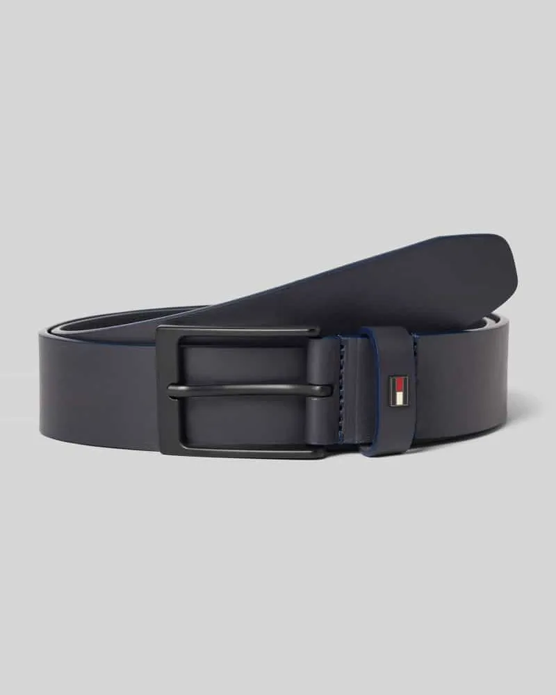 Tommy Hilfiger Gürtel aus echtem Leder Modell 'LAYTON 3.5 Dunkelblau