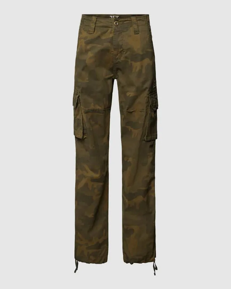 Alpha Industries Cargohose mit Allover-Muster 