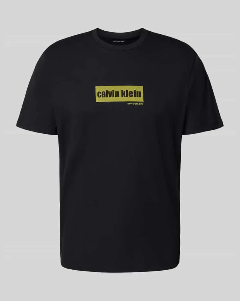 Calvin Klein T-Shirt mit Label-Print 