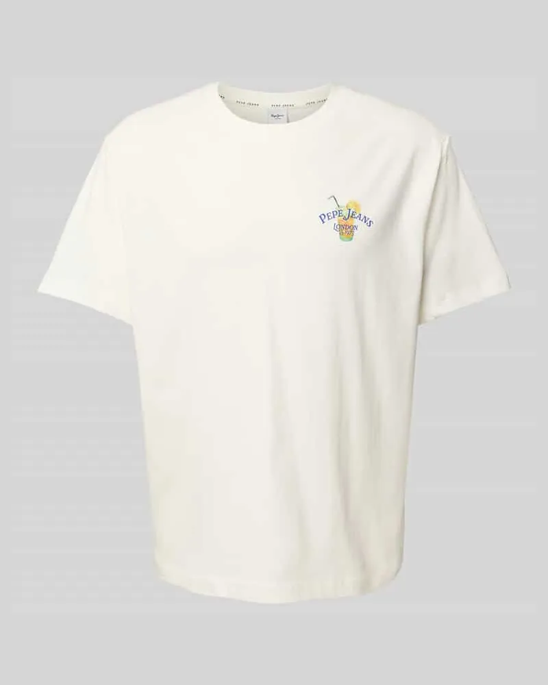 Pepe Jeans Regular Fit T-Shirt aus reiner Baumwolle 