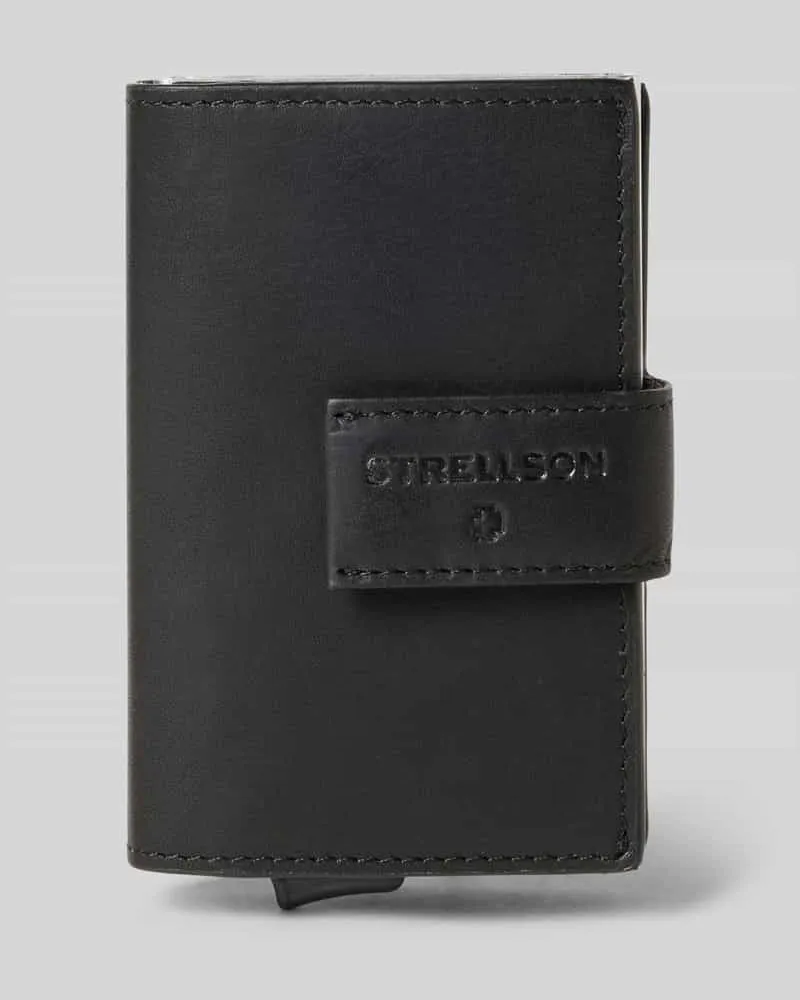 Strellson Portemonnaie aus echtem Rindsleder Modell 'BRICKLANE C-THREE Black