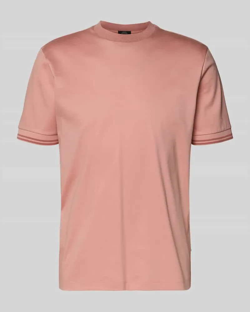 HUGO BOSS Slim Fit T-Shirt aus reiner Baumwolle Modell 'H-TESSLER 238 Rosa