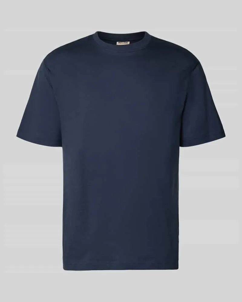 Only & Sons Relaxed Fit T-Shirt aus reiner Baumwolle Modell 'FRED LIFE Marine