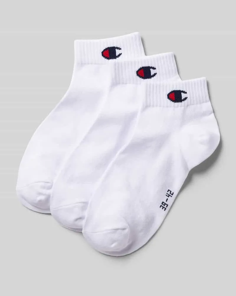 Champion Socken mit Logo-Detail Modell 'QUARTER' im 3er-Pack 