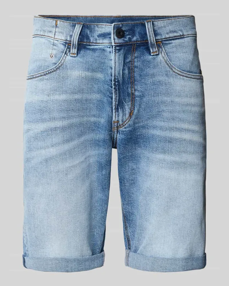 G-STAR RAW Regular Fit Jeansshorts mit Eingrifftaschen Modell 'Mosa Hellblau