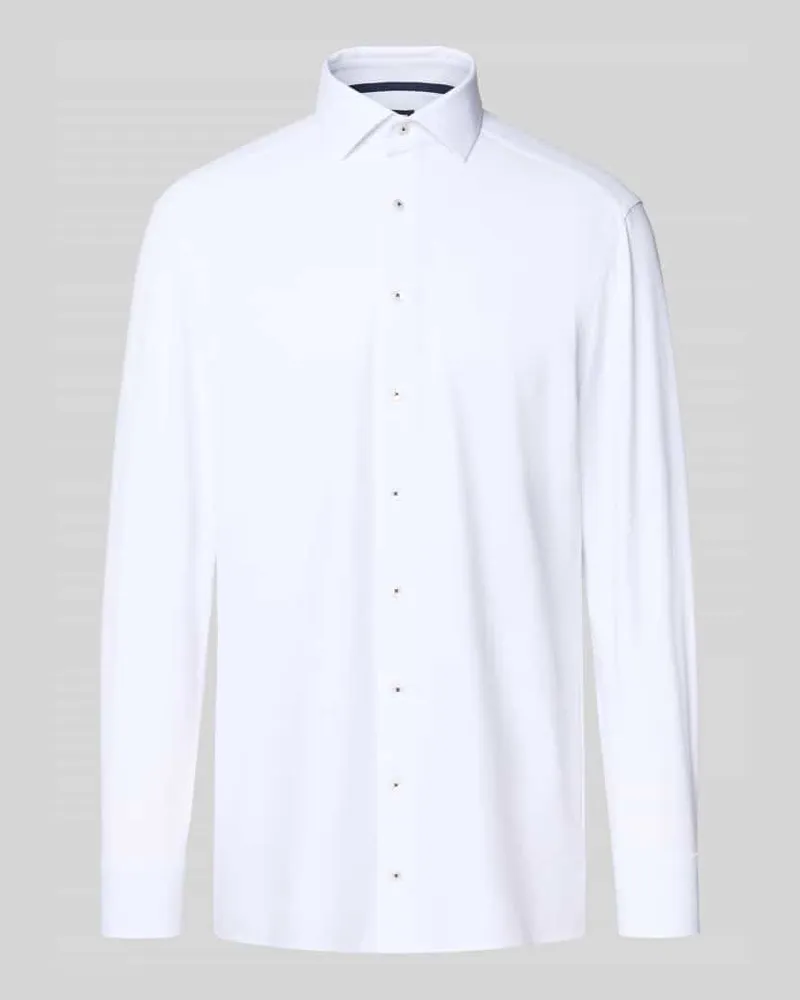 Olymp Modern Fit Business-Hemd mit Kentkragen Modell 'Global Weiss