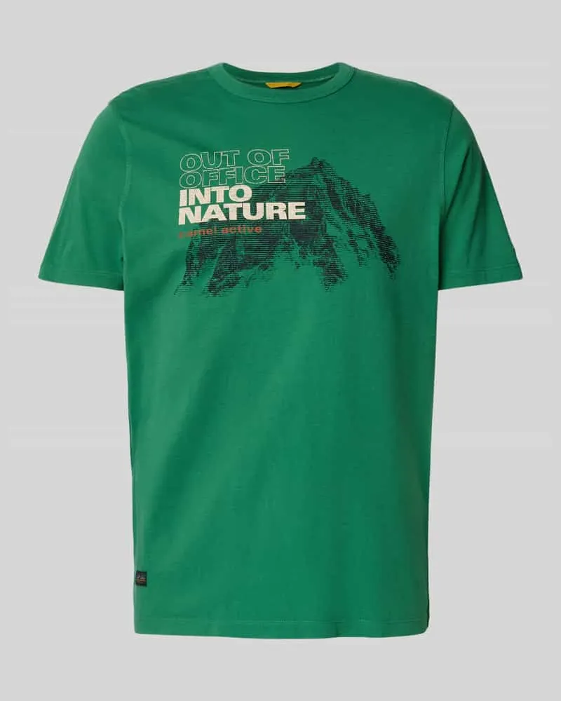 Camel Active T-Shirt mit Label-Print 