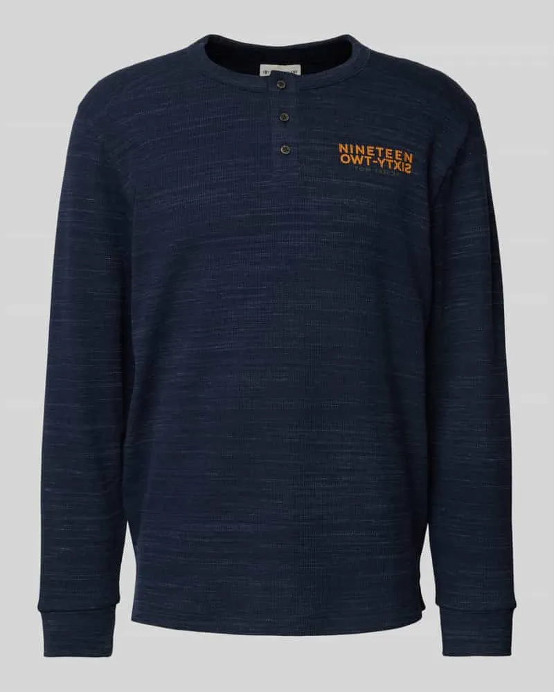 Tom Tailor Regular Fit Langarmshirt mit Baumwolle 