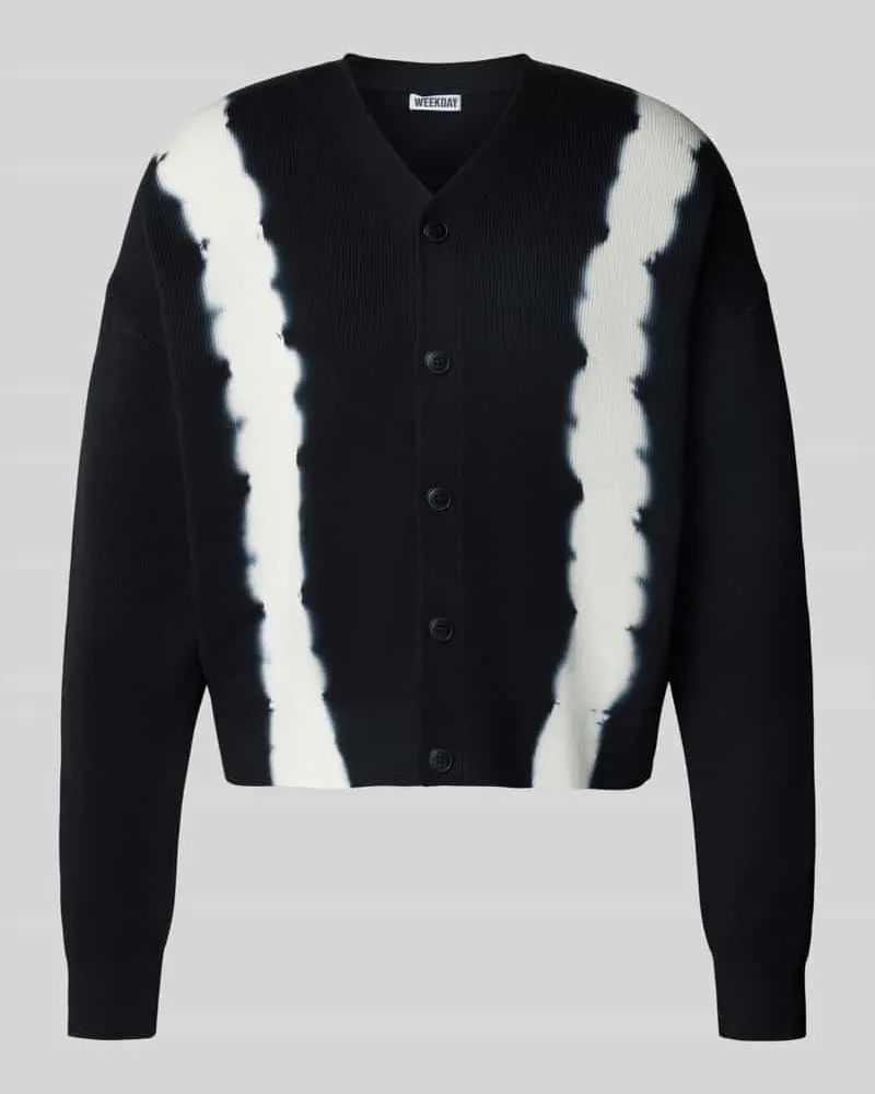 Weekday Strickjacke mit V-Ausschnitt Modell 'Konrad 