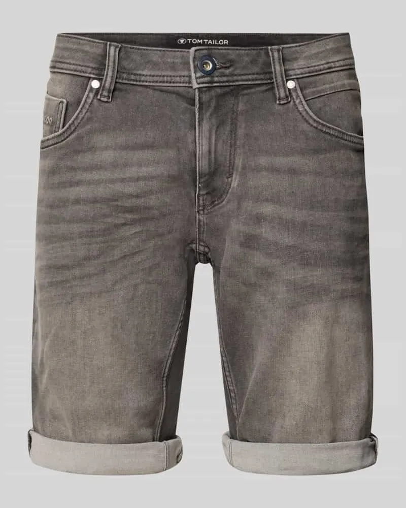 Tom Tailor Regular Fit Bermudas mit 5-Pocket-Design 