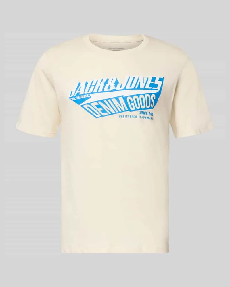 Jack & Jones T-Shirt mit Label-Print 