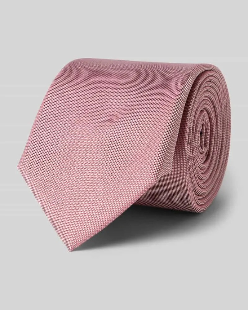 Blick Krawatte aus reiner Seide Altrosa