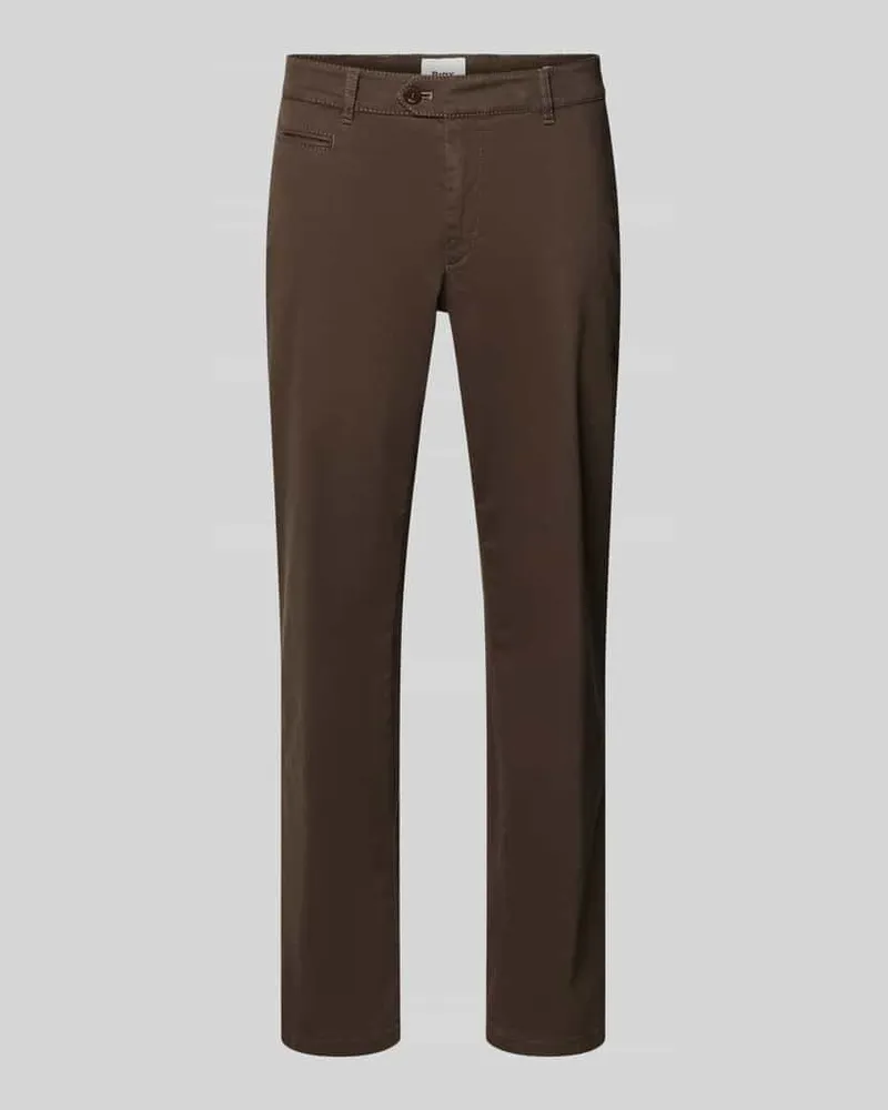 Brax Regular Fit Stoffhose mit Lyocell-Anteil Modell 'Everest Dunkelbraun