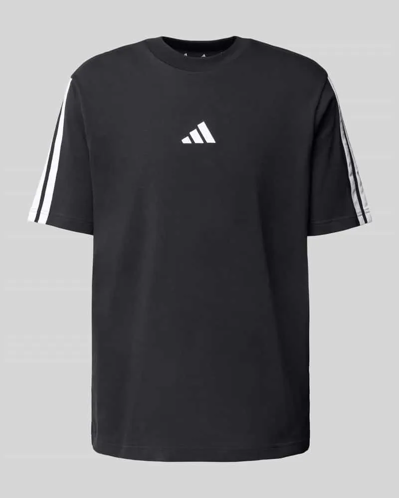 adidas T-Shirt mit Logo-Stitching 